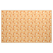 Tissu Chien mignon Kawaii Pomeranian (Fat Quarter)