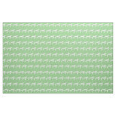Tissu Chien Pointer Silhouette Animal de Compagnie Vert (Fat Quarter)