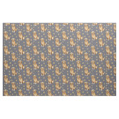 Tissu Chien Retriever doré mignon (Fat Quarter)