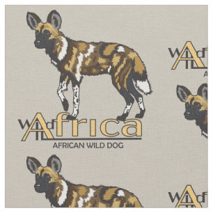Tissu Chien sauvage africain