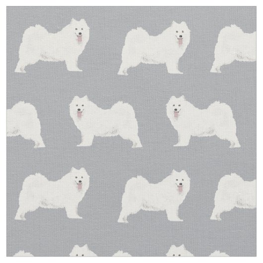Tissu Chien simple gris (Fermer)