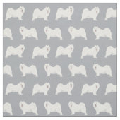 Tissu Chien simple gris (Échantillon)