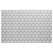 Tissu Chien simple gris (Fat Quarter)
