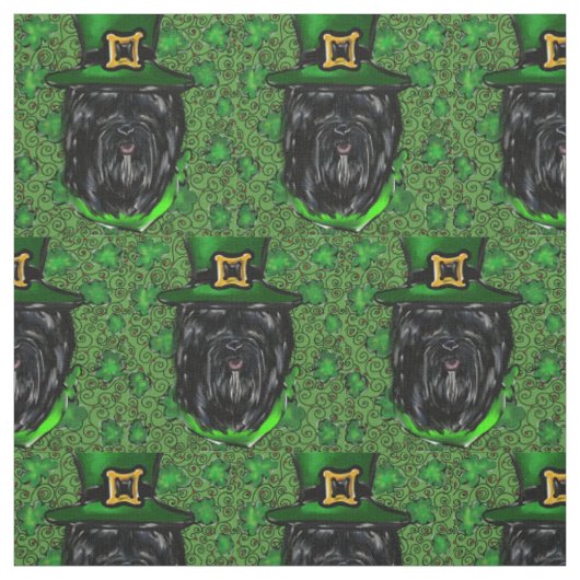 Tissu Chien Soie de La Havane (Échantillon)