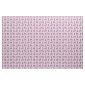 Tissu Chien-taureau gris en rose (Yard)