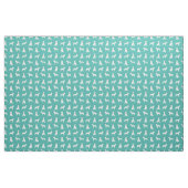 Tissu chien turquoise du taureau blanc (Yard)