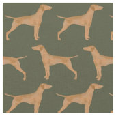 Tissu Chien vert foncé (Fermer)