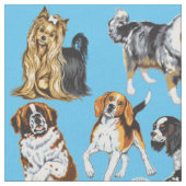 Tissu chiens (Fermer)