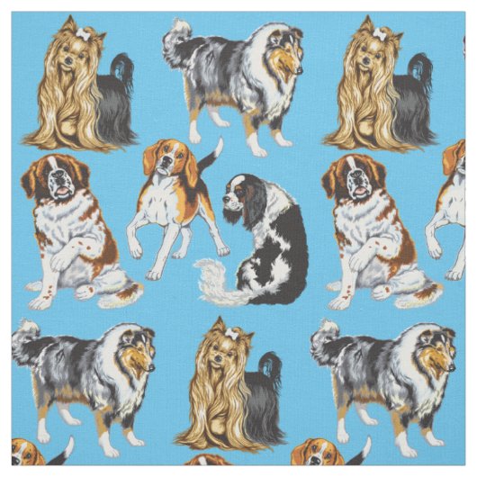 Tissu chiens (Échantillon)