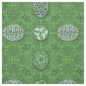 Tissu Chiens, chevaux et oiseaux celtiques (Échantillon)