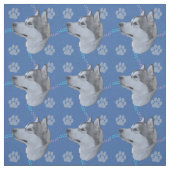 Tissu Chiens d'art - Malamute d'Alaska v1 (Échantillon)