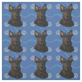 Tissu Chiens d'art - Scottish Terrier v1 (Échantillon)