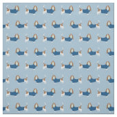 Tissu Chiens de Basset Hound dans les gommes (Échantillon)
