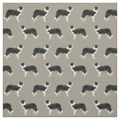 Tissu Chiens de Collie boréale tassés (Échantillon)