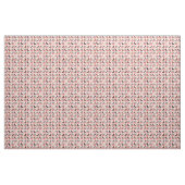 Tissu Chiens de Dachshund flore rose (Yard)