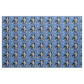 Tissu Chiens de dessin - Boston Terrier v3 (Fat Quarter)