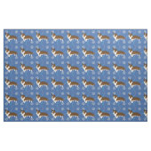 Tissu Chiens de dessin - Cardigan Welsh Corgi v2 (Fat Quarter)