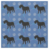 Tissu Chiens de l'ombre - Schnauzer v2 (Échantillon)