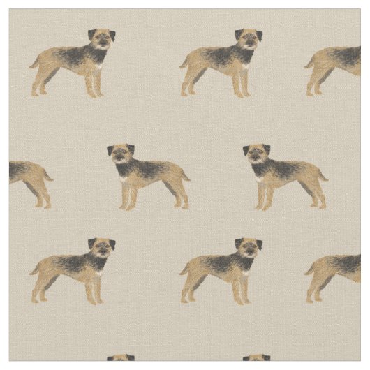 Tissu chiens de messagerie frontaliers (Fermer)