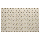 Tissu chiens de messagerie frontaliers (Fat Quarter)