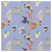 Tissu Chiens Et Chats (Fermer)