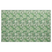 Tissu Chiens et chevaux celtiques en vert (Fat Quarter)