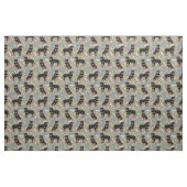 Tissu Chiens et jouets taureaux (Fat Quarter)