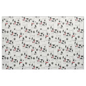 Tissu Chiens mignons avec os (Fat Quarter)