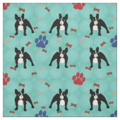 Tissu Chiffre de taureau français (Échantillon)