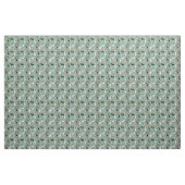 Tissu Chihuahua Chiflals vintages turquoise (Yard)