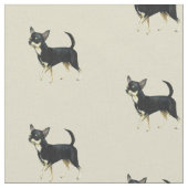 Tissu Chihuahua Dog Art Fabric (Fermer)