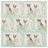 Tissu Chihuahua du printemps (Échantillon)