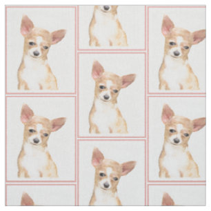 Tissu Chihuahua Painting - Cute Original Dog Art