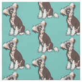 Tissu chinois de chien en cage (Échantillon)