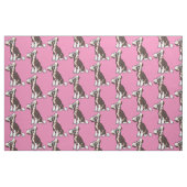 Tissu chinois de chien en cage (Fat Quarter)