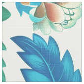 Tissu Chinoiserie colorée Modèle Floral traditionnel (Détail)