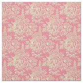 Tissu Chinoiserie rose (Échantillon)