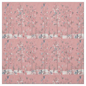 Tissu Chinoiserie rose (Échantillon)