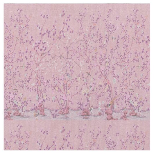 Tissu Chinoiserie rose (Fermer)