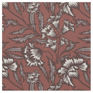 Tissu Chintz flore botanique dopamine déco