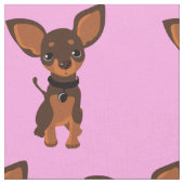 Tissu Chiot chihuahua Brown (Fermer)