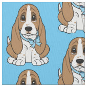 Tissu Chiot de Basset Hound (fermé)