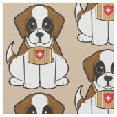 Tissu Chiot de St Bernard (fermé)