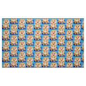 Tissu Chiot "Ollie" de Cavapoo. (Fat Quarter)