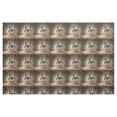 Tissu Chiots Cavalier Spaniel au pop-corn, (Fat Quarter)