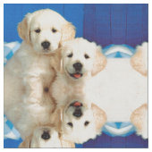 Tissu Chiots de Labrador (Fermer)