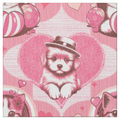 Tissu Chiots et chatons d'inspiration vintage (fermé)