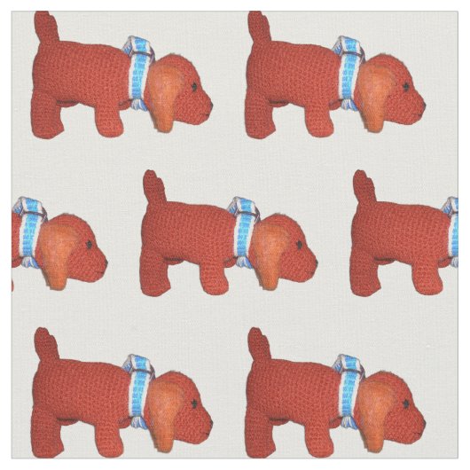Tissu - Chiots rouges (Fermer)
