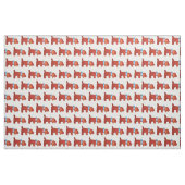 Tissu - Chiots rouges (Fat Quarter)