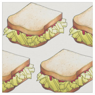 Tissu Chip Shop Butty Sandwich Royaume-Uni Cuisine brita